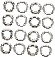 ORFOFE 100pcs Curtain Grommets Window Treatments Sheer Eyelet Curtains Easy Install Brass Material