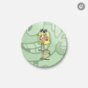 The Loud House Cartoon Leni Loud | 4'' X 4'' Round Decorative Magnet