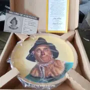 SCARECROW collector plate WIZARD OF OZ