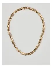 [Basque] Buckle Lock Necklace in Gold