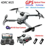 4DRC M2S Drone GPS 5G WIFI FPV 4K Dual Camera Quadcopter Smart Follow 2 Battery