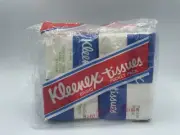 VTG 1983 KLEENEX Sealed Pocket Pack Lot of 6 tissues Kimberly Clark