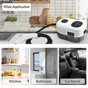 Steam Cleaner with Smart Touch Screen High Pressure Steamer for Cleaning Handheld Steam Cleaner for Home EU Plug A Green