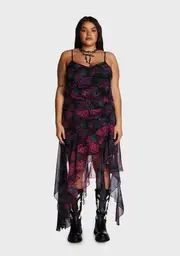 [Current Mood] Plus Flower Power Midi Dress