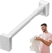 Clothes Drying Rod - Expandable Drying Rack Carbon Steel Rustproof Clothes Hanger,No Punching Multifunctional Laundry Room Hanger Rack for Kitchens, Balcony