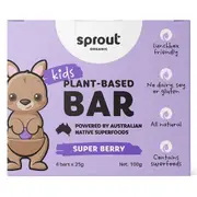 Sprout Organic Kids Plant Based Super Berry Bars 4 Pack