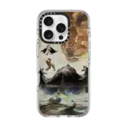 iPhone 16 Pro Clear Case MagSafe Compatible At The Earth's Core by Frazetta Girls