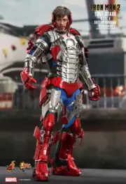 1/6 Scale Iron Man 2 - Tony Stark MKV Suit Up Version DELUXE - MINT IN BOX