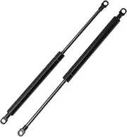 X AUTOHAUX 350mm/13.78" Gas Struts 200N Gas Springs Black Carbon Steel 2 Pcs RV Car Toolbox Lid Storage Box Cover Cabinet Door Cover