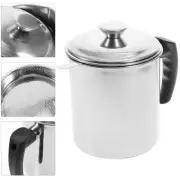 Oil Pot with Fine Mesh Filter Fryer Container Mixer Strainer