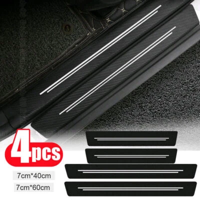 Car Accessories Door Plate Sill Scuff Cover Anti-Scratch Sticker Protector Strip (for: BMW)