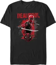 Deadpool Katanas Pose Deadpool & Wolverine Marvel Comics T-Shirt