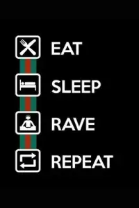 在飛比找博客來優惠-Eat Sleep Rave Repeat: Lined N