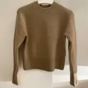 NWT Vince Sculpted Cashmere Sweater in Oak Bluff Size S