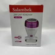 Salambek 2-In-1 Lint Remover fabric Shaver Usb Power Cord - Rechargeable