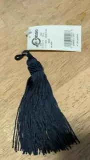 conso 5 1/2" navy chainette tassles 1 dz new stock DDD