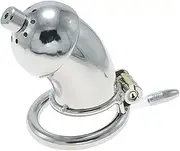 Male Cage Chastity Lock Cage Chastity Device Adult Game Sex Toy to Prevent Erection Beginner Cage with Silicone Hollow Urethral Catheter