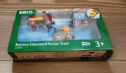 BRIO World - 33319 Battery Operated Action Train | 3 Piece Toy Train for Kids OB