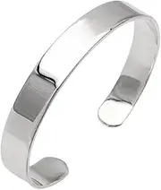 [Treasure Bay] TreasureBay Mens, Womens OM Solid Sterling Silver Bangle Bracelet
