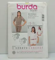 Burda Sewing Pattern 7353 Women's Blouse Bodysuit Pattern Size AU 12-22 Uncut