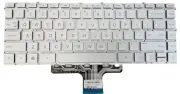 NEW HP PAVILION X360 14-DW 14M-DW Series US Silver Backlit Keyboard No Palmrest