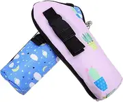 COOPHYA Nursing Bottle Containers Insulated Baby Bottle Carrier Bag 2pcs Travel Cooler for Baby Feeding