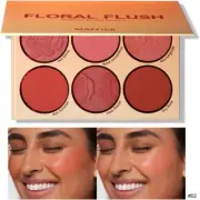 Maffick 6-Color Blush Palette,Eyeshadow Palette-Matte Pearl Finish for Divers...