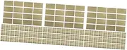 3sets DIY Scratch Off Prizes Card Making Stickers Scratch Covering Boys and Girls Teacher Supplies Suitable for All Occasions 200pcs*3