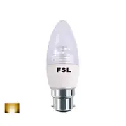 FSL LED Bulb C38-5W-B22/BC Warm White 3000K - Non-Dimmable [C38-5-30/A13A/12]