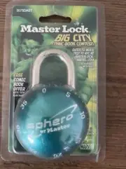 Master Lock Sphero Master Green Smooth Spin Combination Lock. Sealed New!