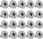 Be In Your Mind 20pcs M.2 SSD Wireless Network Card Solid State Drive Computer Case Stainless Steel Cross Screw M2x2.5mm Diameter 4.5mm Compatible with Dell Silver