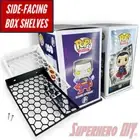 Side-Facing Funko Pop Box Floating Shelves fits Box Only, Soft Case, Hard Stack