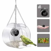 ZANLURE Smart Identify Bird Feeder Camera 1080P HD Video Recording Outdoor Hanging Real-time Monitoring Bird Feeder WiFi