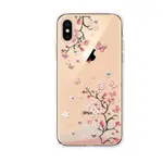 APBS IPHONEXS/X 5.8吋 & IPHONEXS MAX 6.5吋施華洛世奇彩鑽手機殼-日本櫻