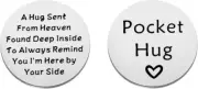 Memorial Hug Token Gift Sympathy Loss of Loved One Remembrance Pocket Token