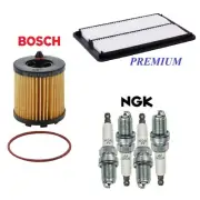 Tune Up Kit Air Oil Filters Spark Plugs Fit PONTIAC SOLSTICE L4; 2.4L 2006-2009