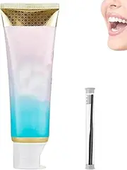 Peach Mint Toothpaste,Peachloft Teeth Whitening Toothpastes, Niacinamide Whitening Toothpaste, Improve Gum Health, Fresh Breath, Deep Stain Removal, Clean Peach Flavor (1PCS)