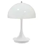 Cordless Touch Mushroom Lamp 3 Colors Dimmable USB Charging LED Lamp (White)