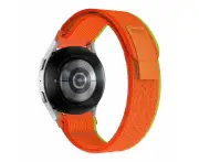 Trail Loop Watch Straps with the Samsung Galaxy Watch 3 (45mm) - Orange Green