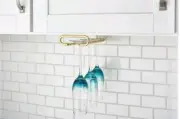 11 Inch Stemware Beer And Glass Holder Rack Brass