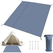 Camping Ground Mat - Outdoor Camping Rugs Tent Floor Blanket - Tear-Resistant Quick-Drying Rugs with Storage Bag, Sleep Pad for Porch Hiking Patio Balcony Picnic Deck
