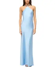 Staud Cadence Halter Maxi Dress