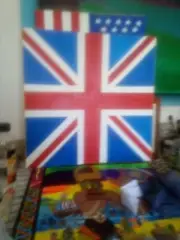 Union Jack Painting By Bruce Hart.