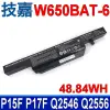 技嘉 GIGABYTE W650BAT-6 電池 P15F P17F Q2546 Q2556 Q2756 CJSCOPE QX350 喜傑獅 W6500 K570N K590C K610C K650D