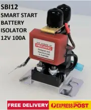 REDARC SBI12 SMART START 12V 100A BATTERY ISOLATOR 2YR WARRANTY FREE SHIP