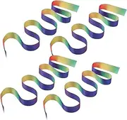 MOBUTOFU Bike Helmet Ribbon Set 4pcs Streamers Boys and Girls Helmet Decorations Practical Stylish