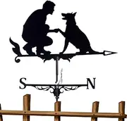Weather Vane, Outdoor Yard Wind Indicator, Sturdy Decorative Ornament, Rustic Farmhouse Charm, Exquisite Design for Pathway, Driveway, Farm, Garden, Landscapes, Home Decor