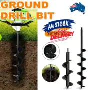 Power Garden Spiral Hole Drill Planter Auger Earth Drill Bit Post Digger Tools