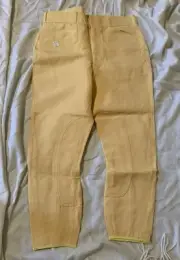 CHRISTENFELD Canary Yellow Breeches New Old Stock Fox Hunting Unisex Men Ladies