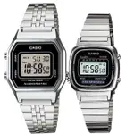 【CASIO 卡西歐】簡約時尚男女對錶(LA-680WA-1+LA-670WA-1)